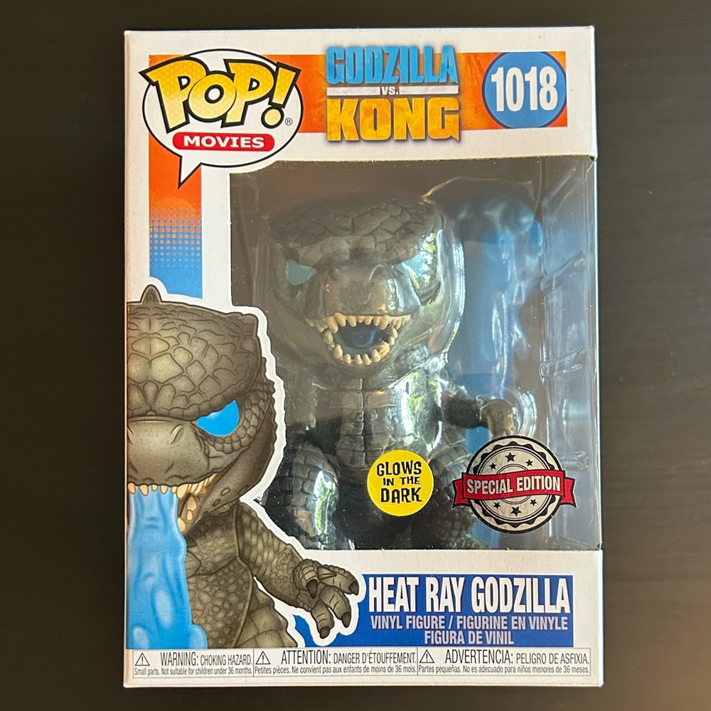 Funko Pop Godzilla vs Kong #1018 Heat Ray Godzilla